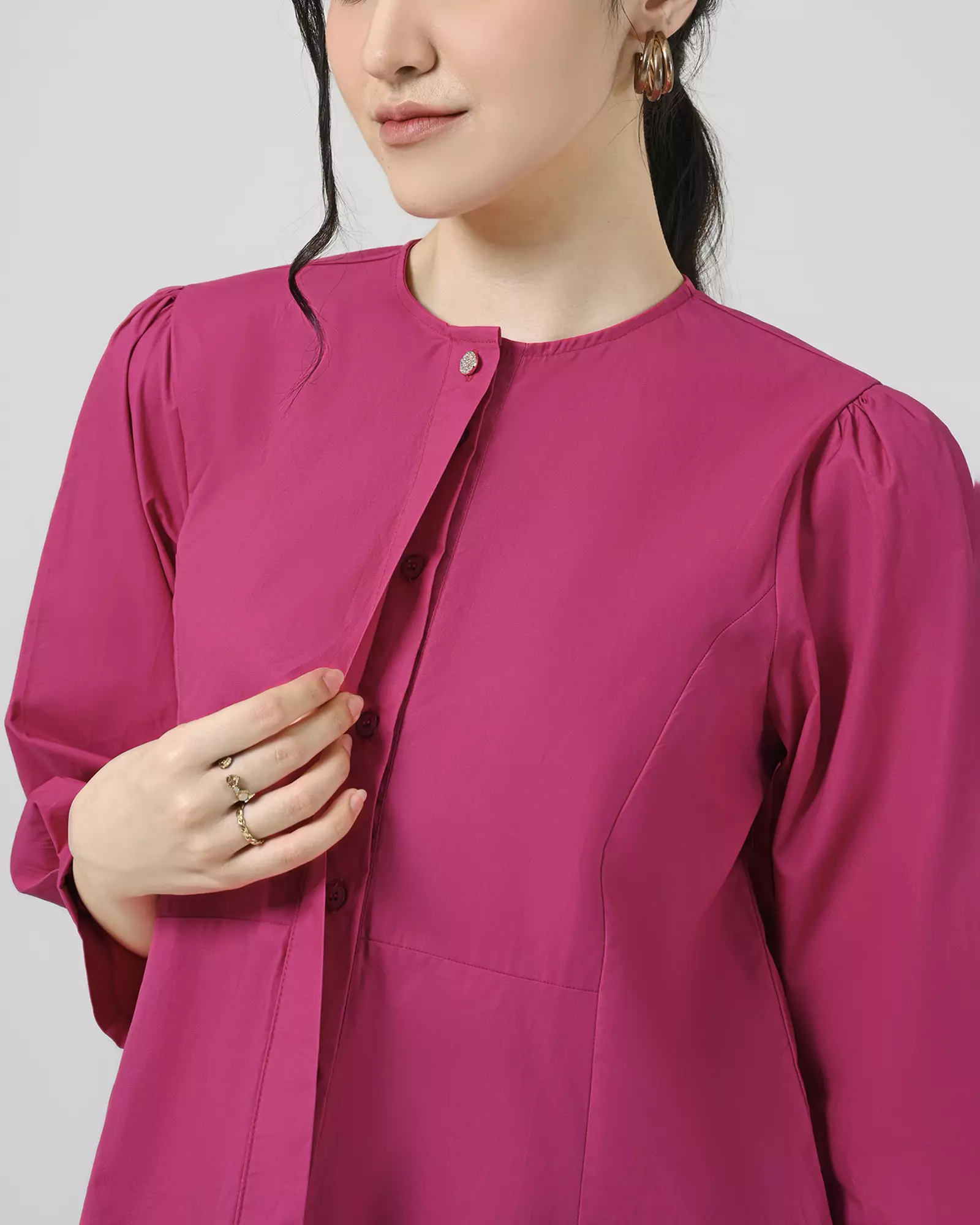 Geulis.id SAIKA BLOUSE - Magenta
