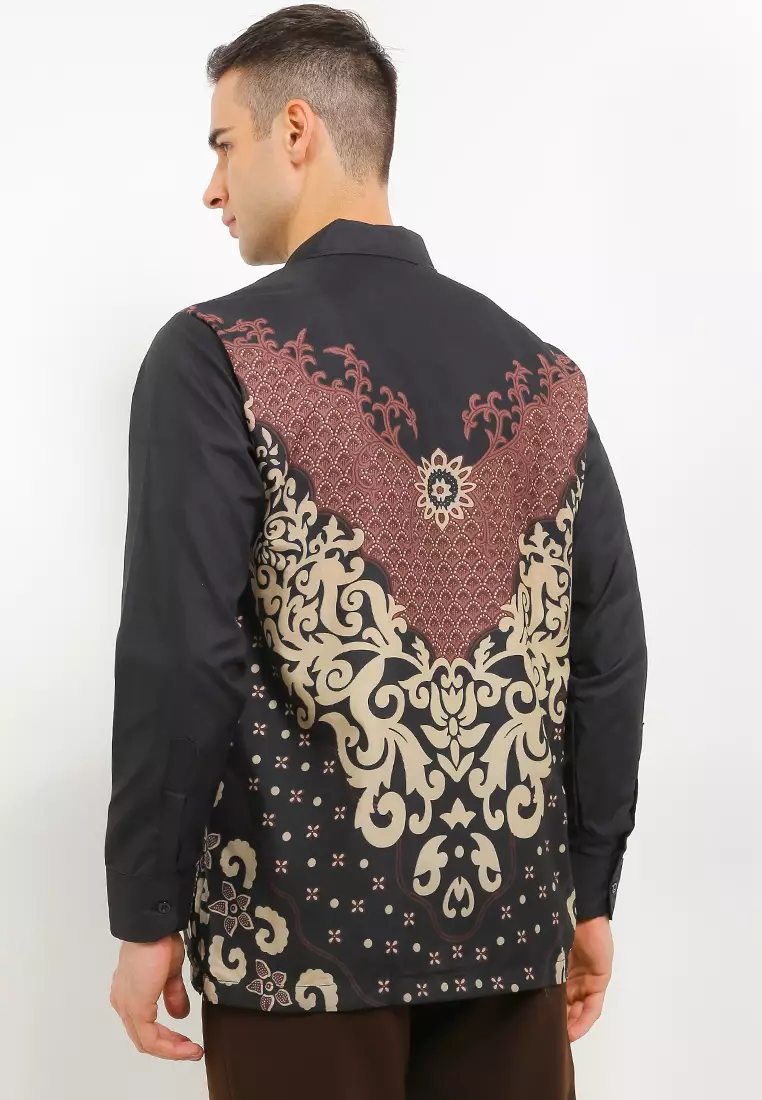 Danapati Kemeja Batik Exclusive Premium Pria Casual Modern Lengan Panjang