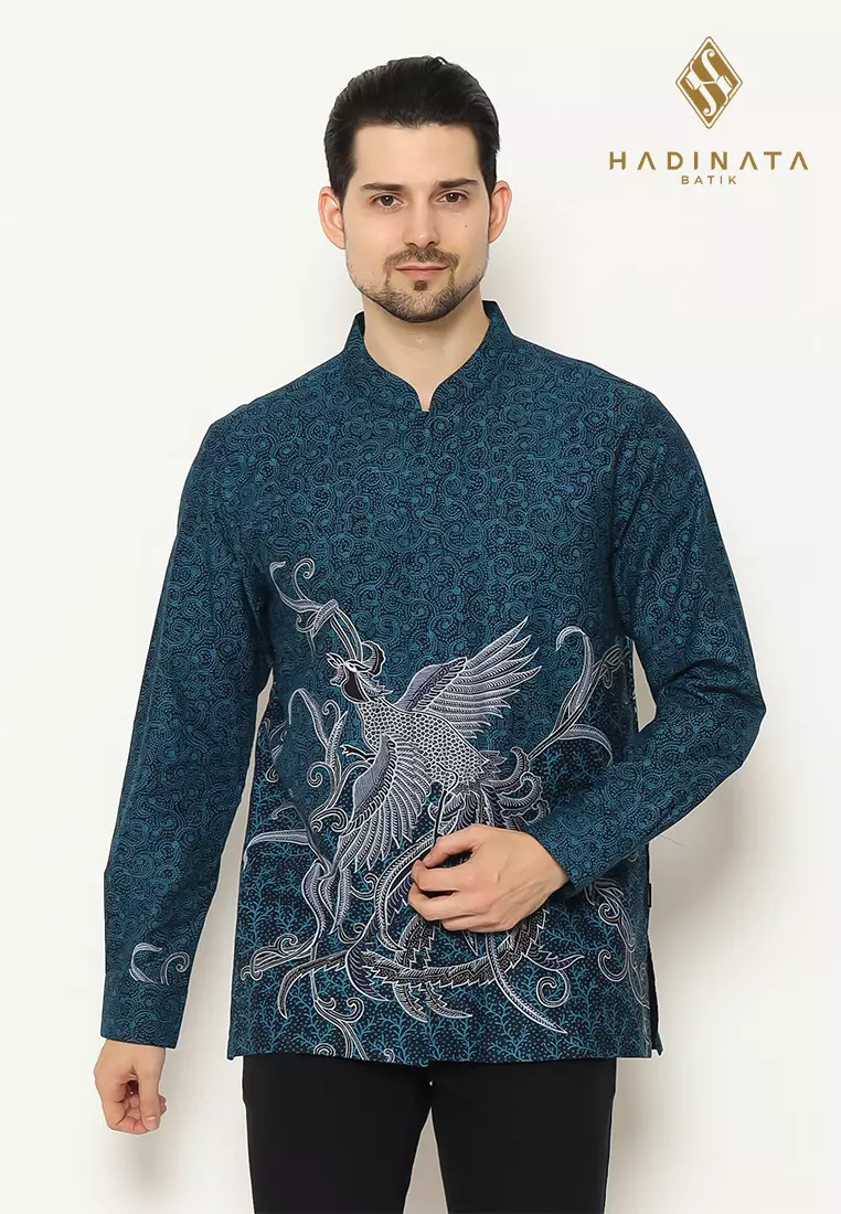 Hadinata Batik Kemeja Koko Panjang Furing Chairil