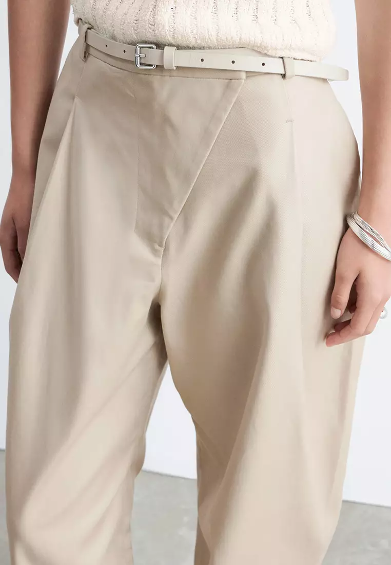 Barrel-Leg Trousers