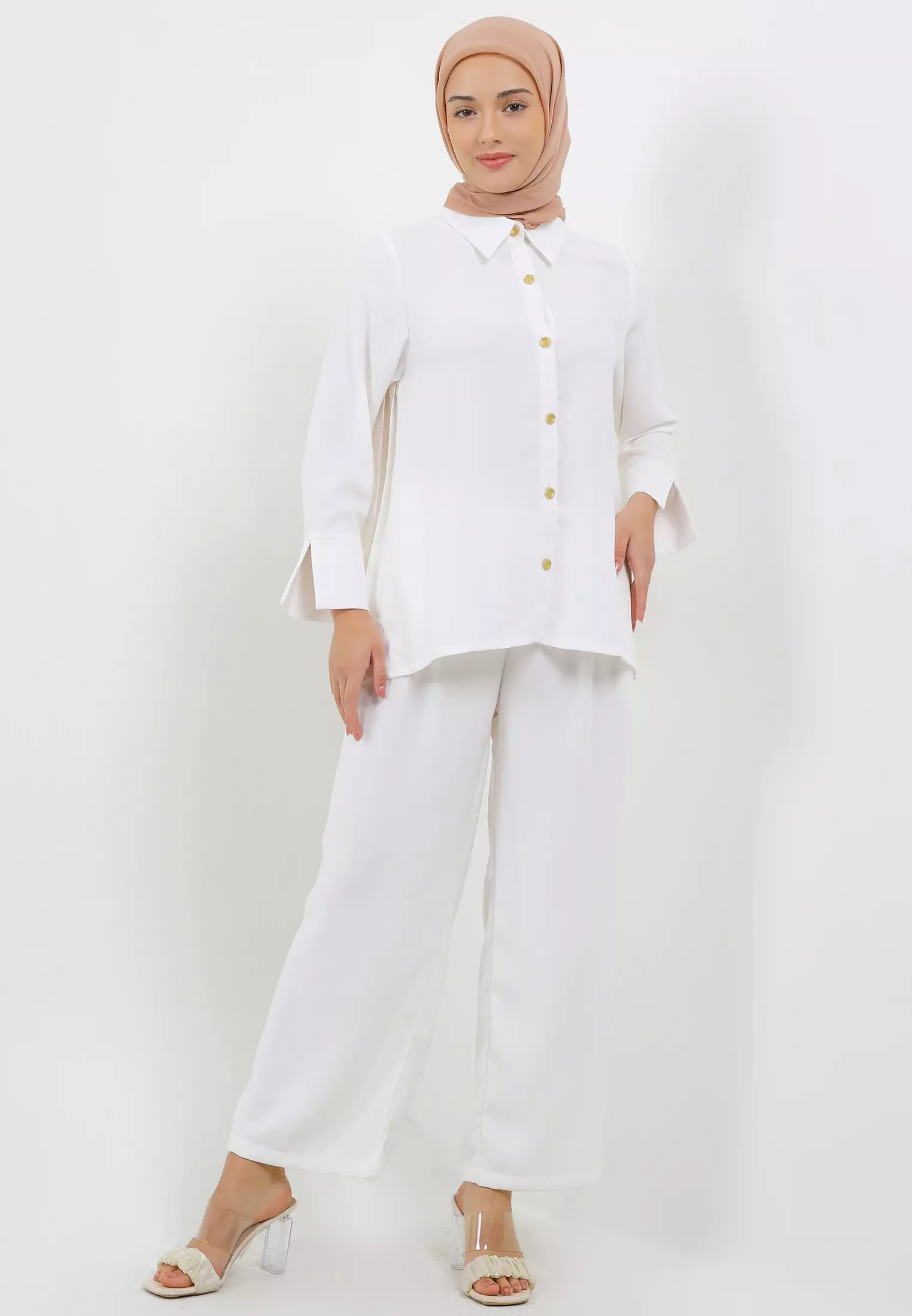 MFMW Sadira Atasan Kemeja Broken White