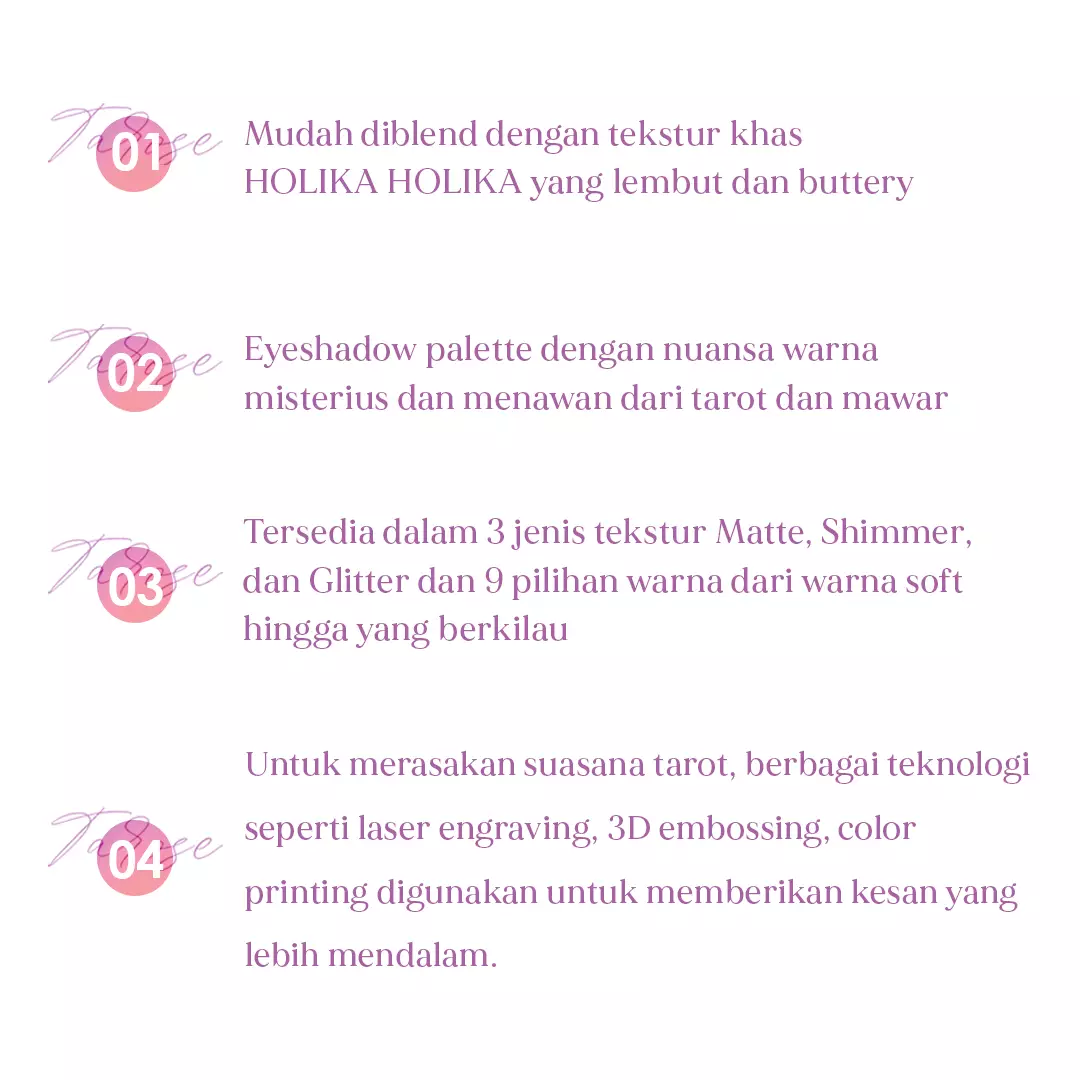 Holika Holika My Fave Mood Eye Palette (Tarose Collection) 09 Taro Reader | Eyeshadow