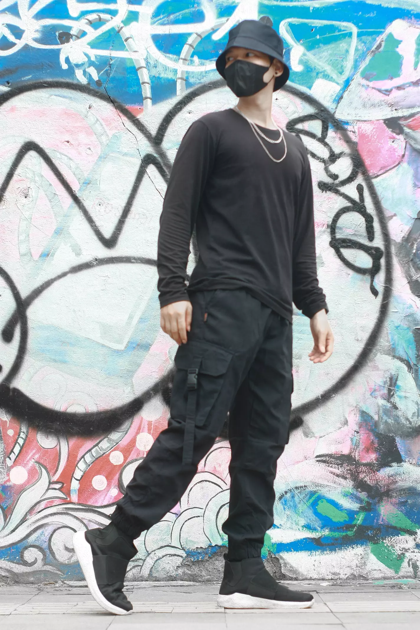 OKECHUKU Arthur Celana Hypebeast Celana Cargo Jogger Cargo Pants Pria