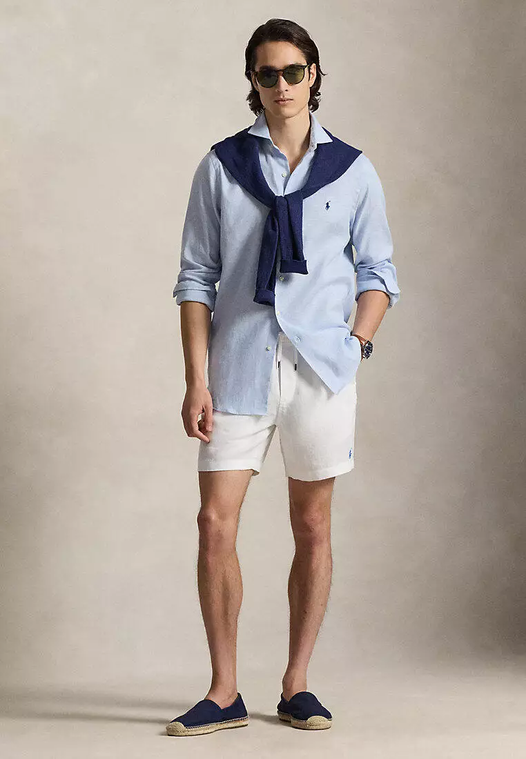 Classic Fit Linen-Blend Shirt