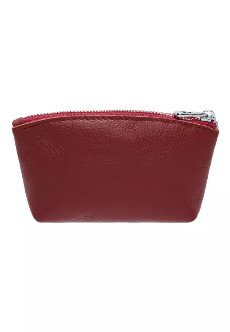 Leather Coin Pouch Zipper Wallet JK 40156