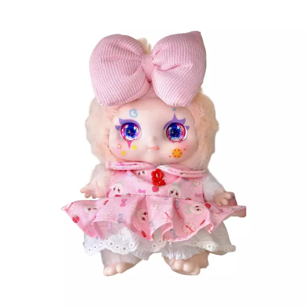 KIMMON MIMON BAJU DRESS BONEKA 02 - PINK
