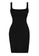 Trendyol black Plus Size Strap Knit Dress 123B5AA8F225B4GS_6