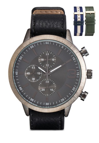 Camiano 三指針圓框手錶, 錶esprit服飾類, 男裝手錶