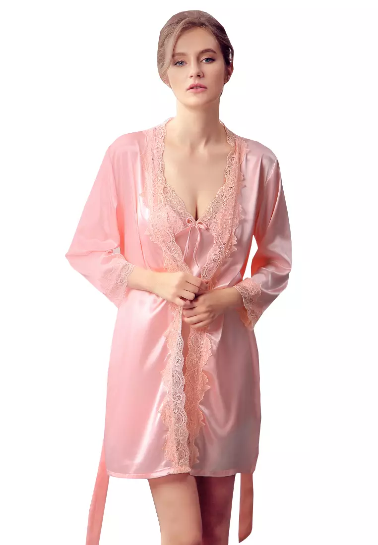 LYCKA LHY2041 Lady Sexy Bathrode Pink 2024, Buy LYCKA Online