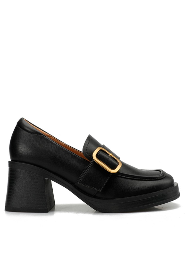 6.5CM Buckle Leather Loafer TE812-2