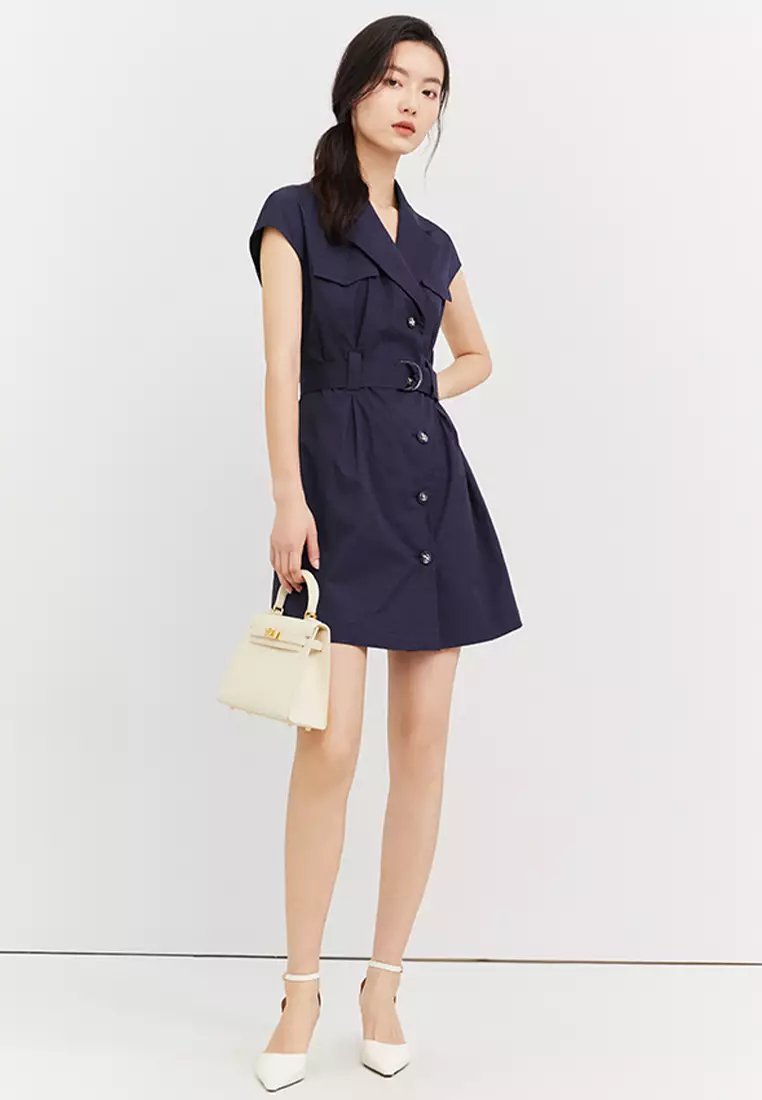 Utility Midi Shirt Dress