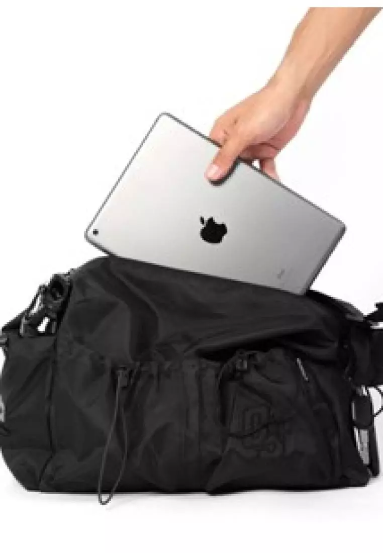 OOTDSUPPLY Sling Bag Parachute OS Sign Black l Parasut Bag l Cross Bag Skena | Hand Bag I Tas Selempang | SB006