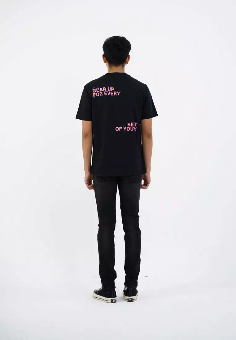 3Second Men's T-Shirt Short Sleeve Regular Fit Cotton Meg OL-C890125