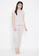 Clovia pink Clovia Paw-fect Shirt & Pyjama Set in White- 100% Cotton CE0CAAAE0973DCGS_1