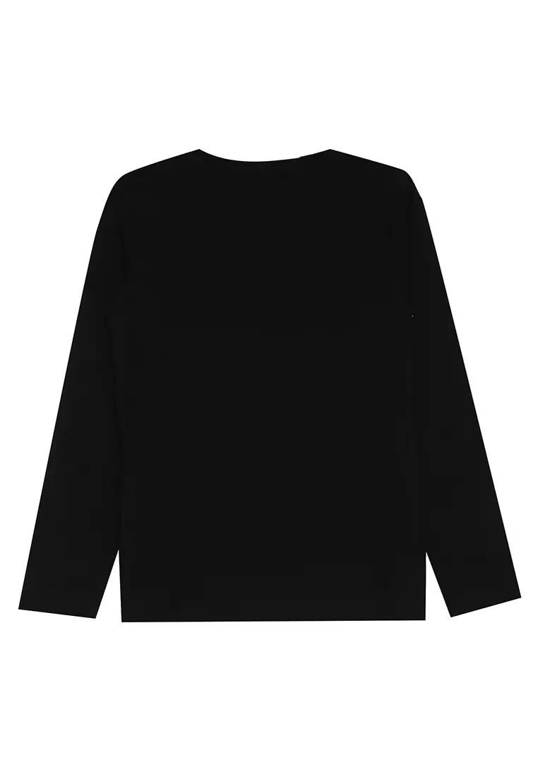 t shirt black long sleeve