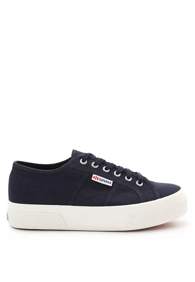 Discount on Superga  shoes - SKU: 2740 Platform White Sneakers