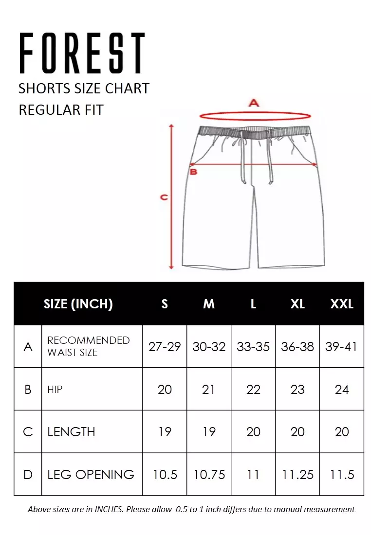 Forest Stretchable Sport Shorts - Seluar Pendek Lelaki - 65787 - 33Navy