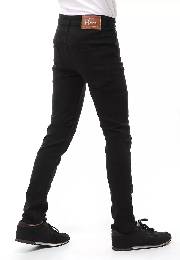 Locko Long Pants Celana Panjang Pria Ripped Jeans Flag Motive Material Denim ORIGINAL