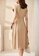 ONX.HK beige Temperament Waist Dress (With Belt) 3F011AA0C4DEAFGS_2