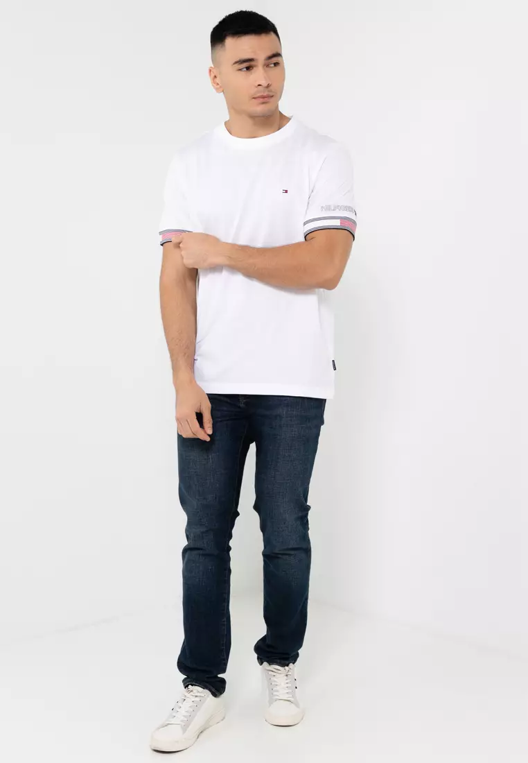 Flag Cuff Tee