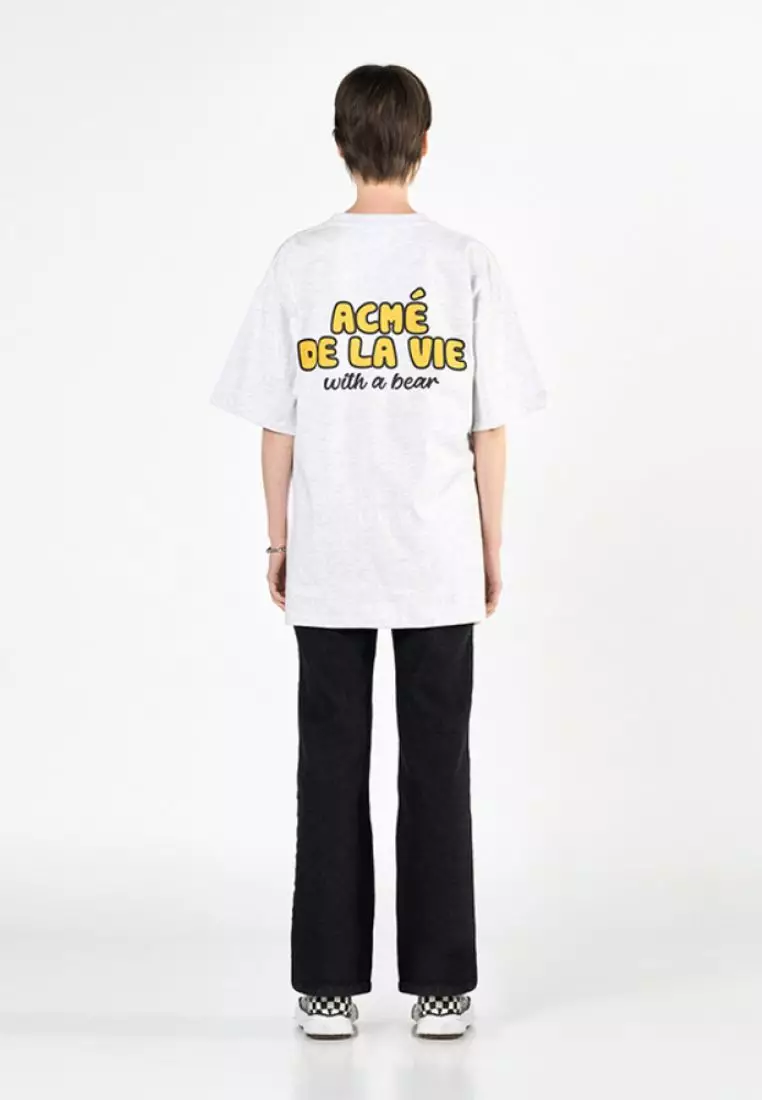 PANCAKE BEAR Short Sleeve T-Shirt Melange