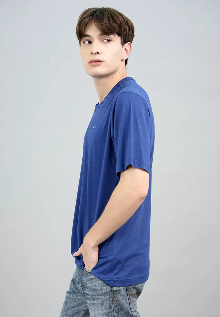 LGS - Kaos Casual - Kaos Polos - Motif polos - Regular Fit - Biru - CTS.231.N3353.03.C