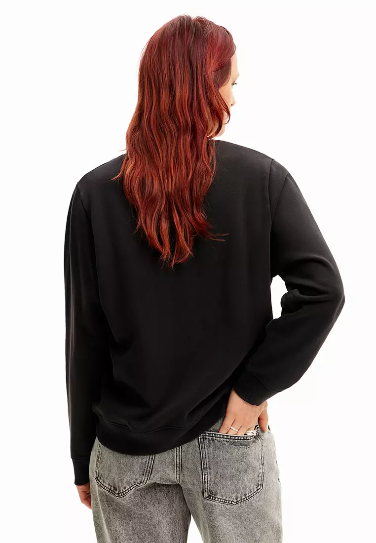 Desigual Women's Sweat_confetti-3071 Sweatshirt - Jumpers & Hoodies