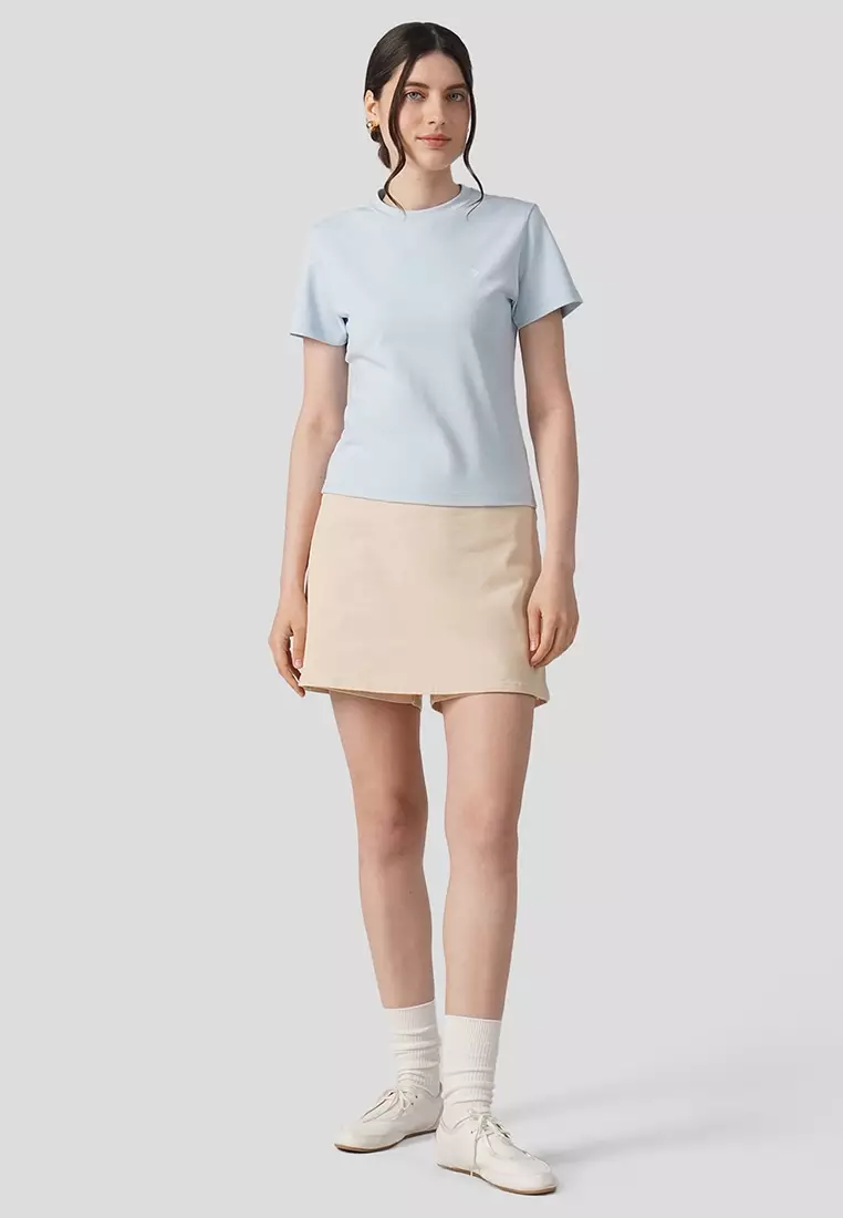 Soft Rib Crew Neck T-Shirt