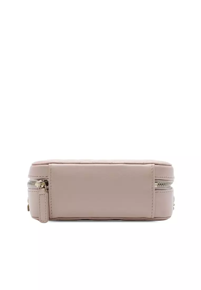 Pre-Loved Chanel Cc Quilted Lambskin Pearl Crush Camera Bag