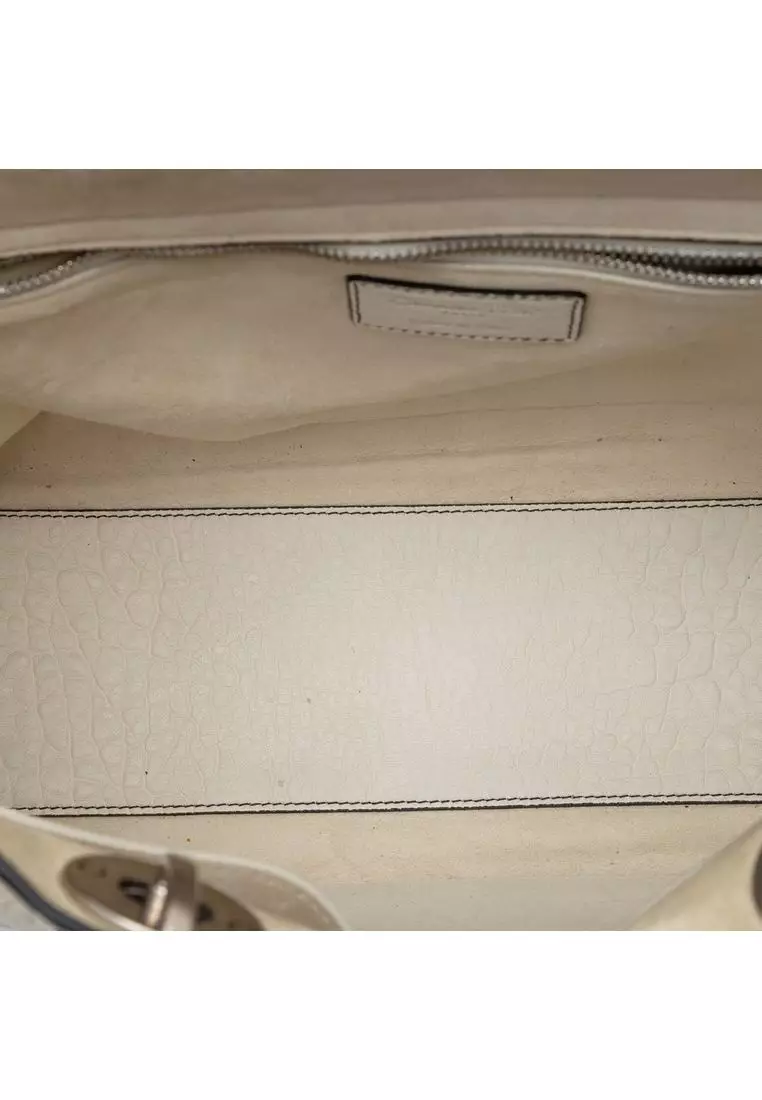 Pre-Loved Dior Large Canyon Grained Lambskin Lady Dior