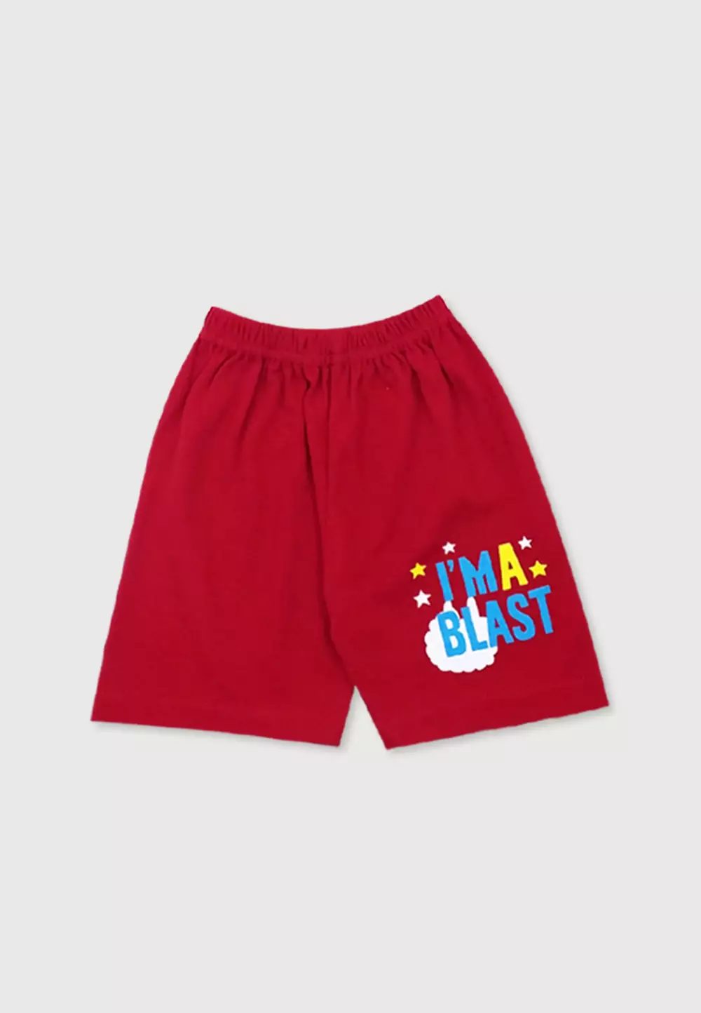 Wakakids Setelan Bayi Laki Laki Baju Singlet Anak Usia 6 Bulan Hingga 12 Bulan Set Celana Kaos Motif Rocket 3129 Biru