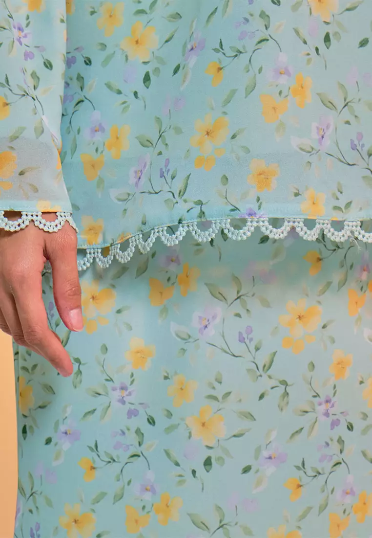 Aurora Blouse & Skirt - Seafoam Oasis
