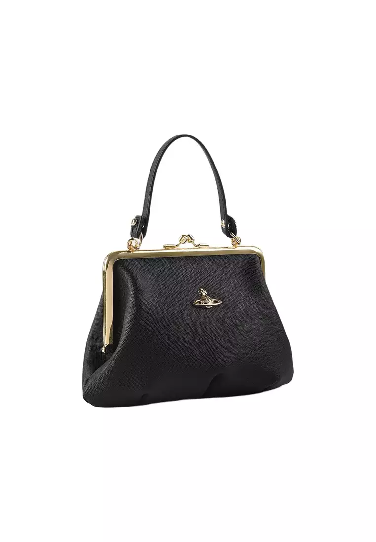 Granny Frame Purse Women's Shoulder Bag In Black 4B010007W