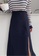 Twenty Eight Shoes navy VANSA Side Opening Stitching Skirt VCW-Sk7420 6BFE2AA796CB90GS_4