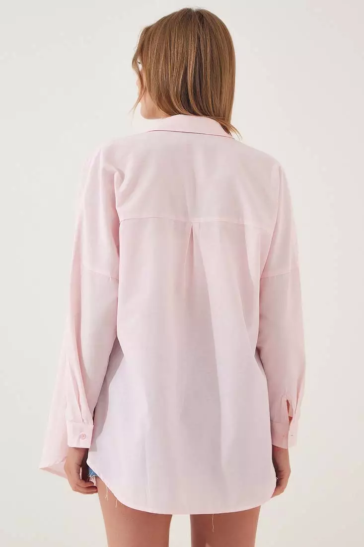Oversize Long Basic Shirt