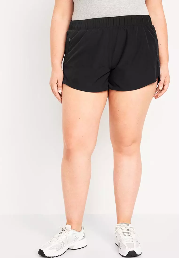 Mid-Rise StretchTech Run Shorts -- 3-inch inseam