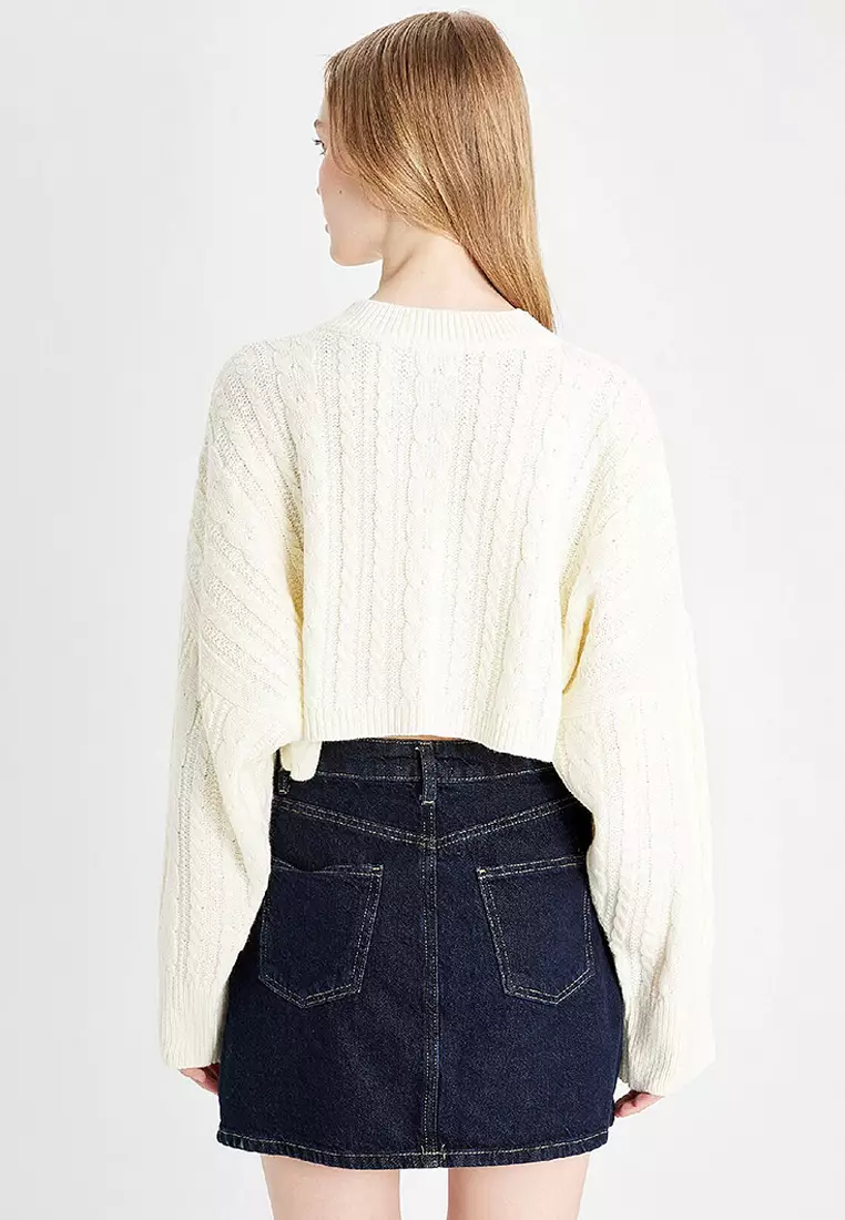 Braided Knit Jumper