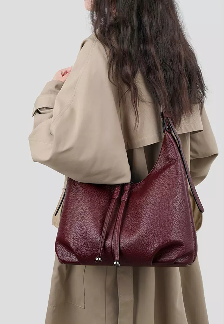 Stylish Faux Leather Three-Way Shoulder Bag JW HD-2829