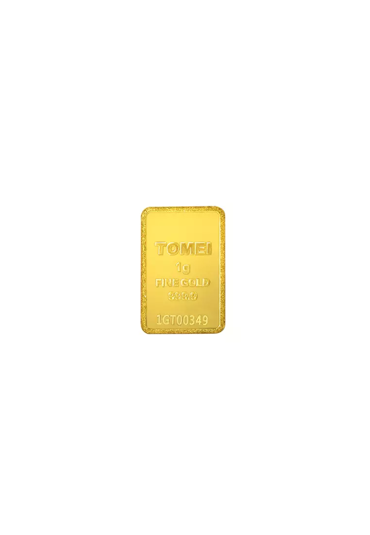 TOMEI [Online Exclusive] The Four Season Winter Gold Bar | 1 Gram | Fine Gold 9999