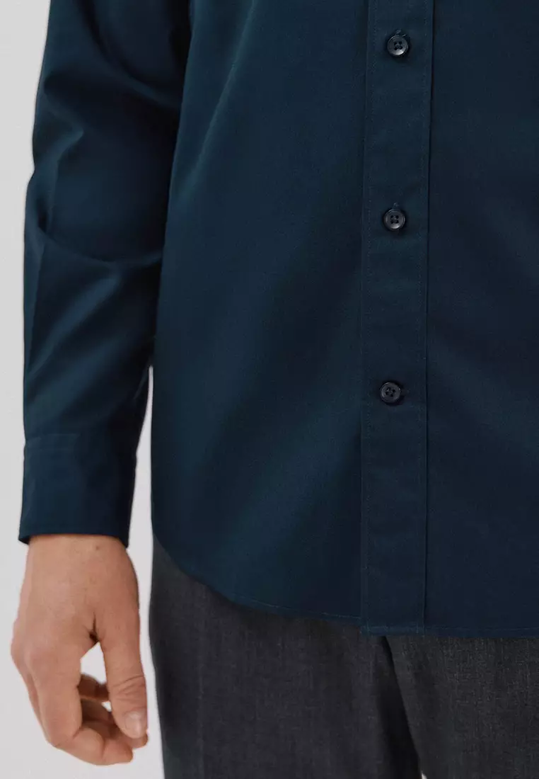 Plain Tencel Cotton Shirt