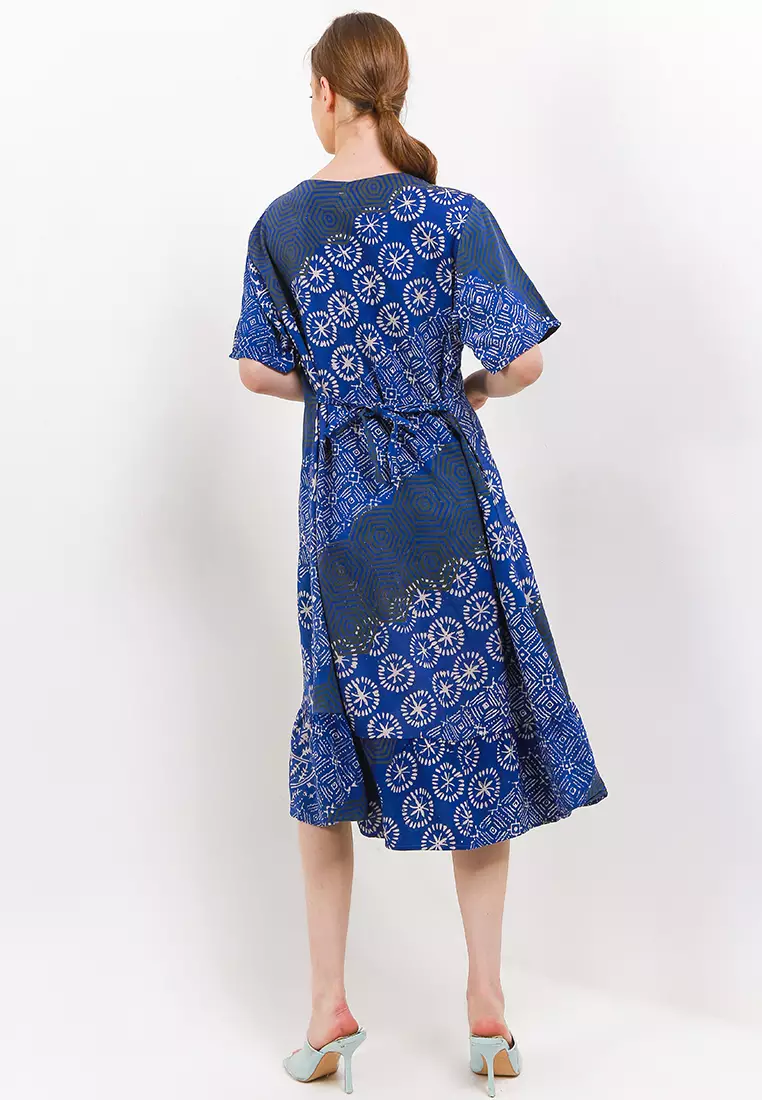 Homedress Daster Wanita Kamaniya Navy