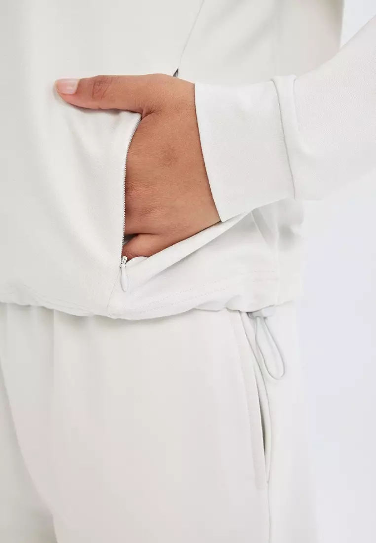 Sporty Half-Zip Sweatshirt