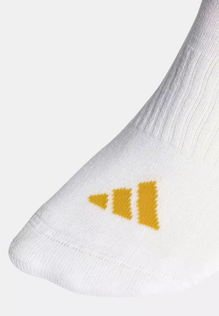 3-Stripes 緩震運動襪 3 對裝