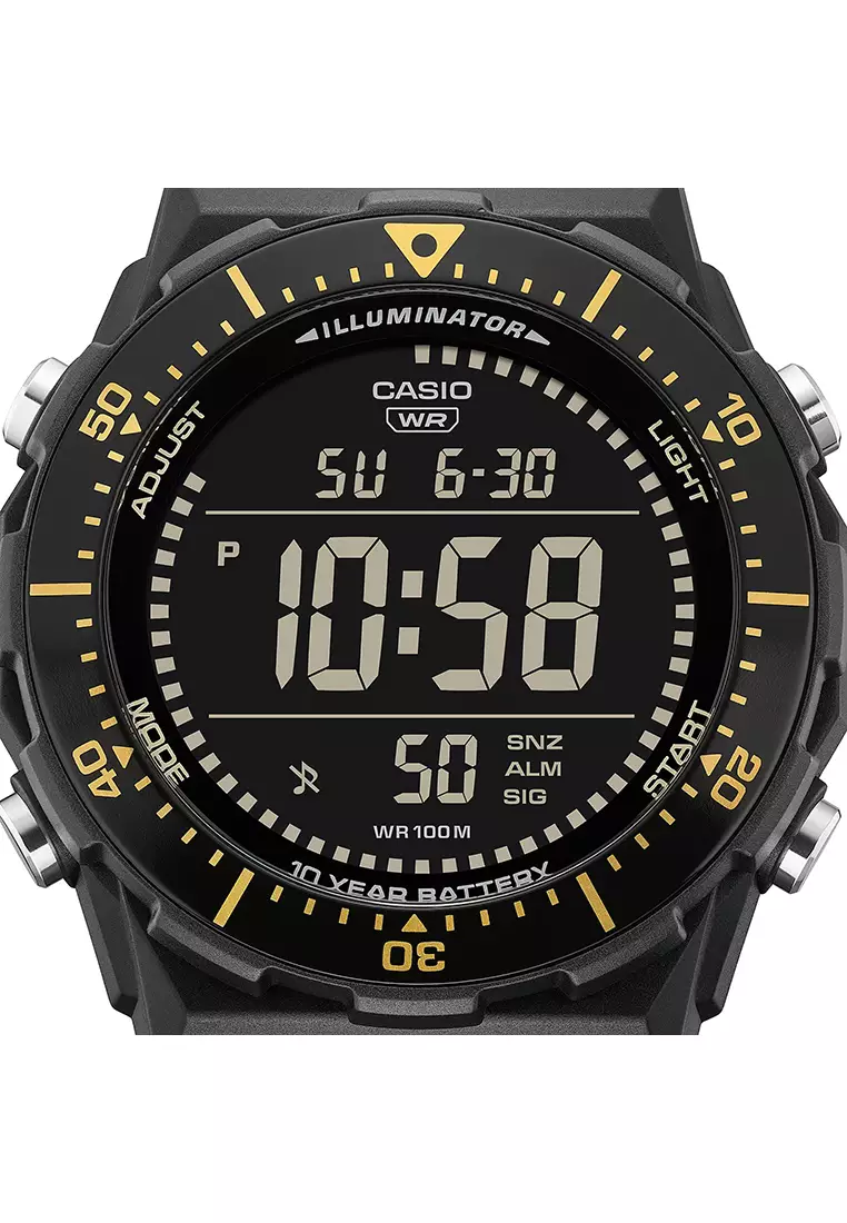 AE-1700H-1BV Unisex Digital Watch Black Resin Band