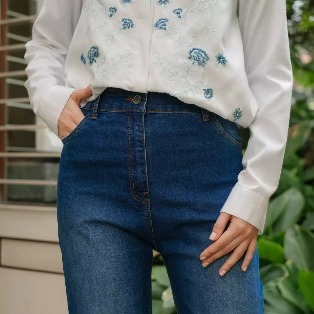 Trixie Pants Light Blue - Celana  Bawahan Muslim Wanita