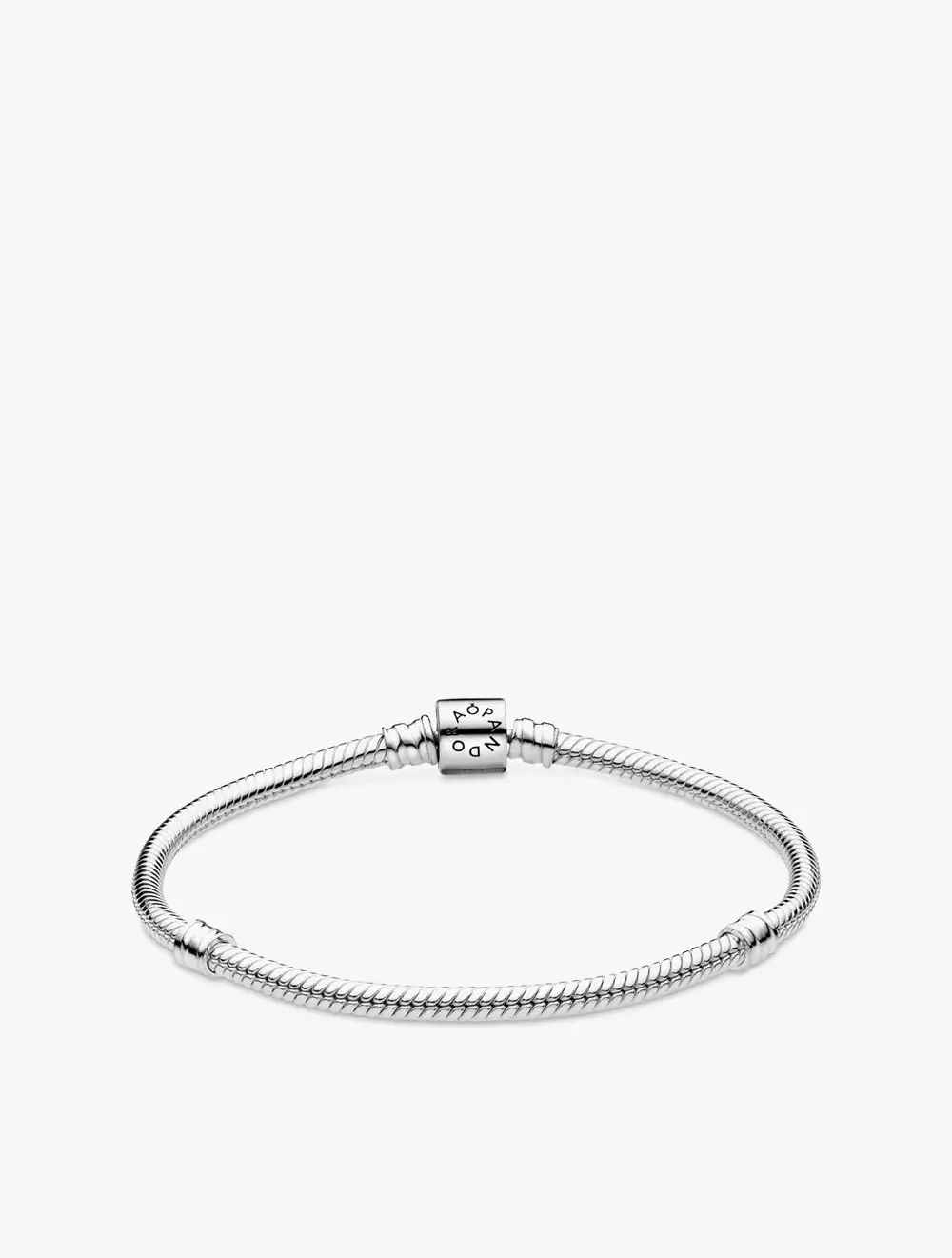 Snake chain sterling silver bracelet