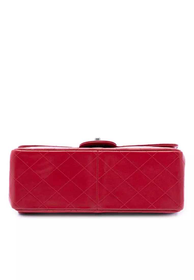 Pre-Loved Chanel Medium Quilted Lambskin Top Handle Bag