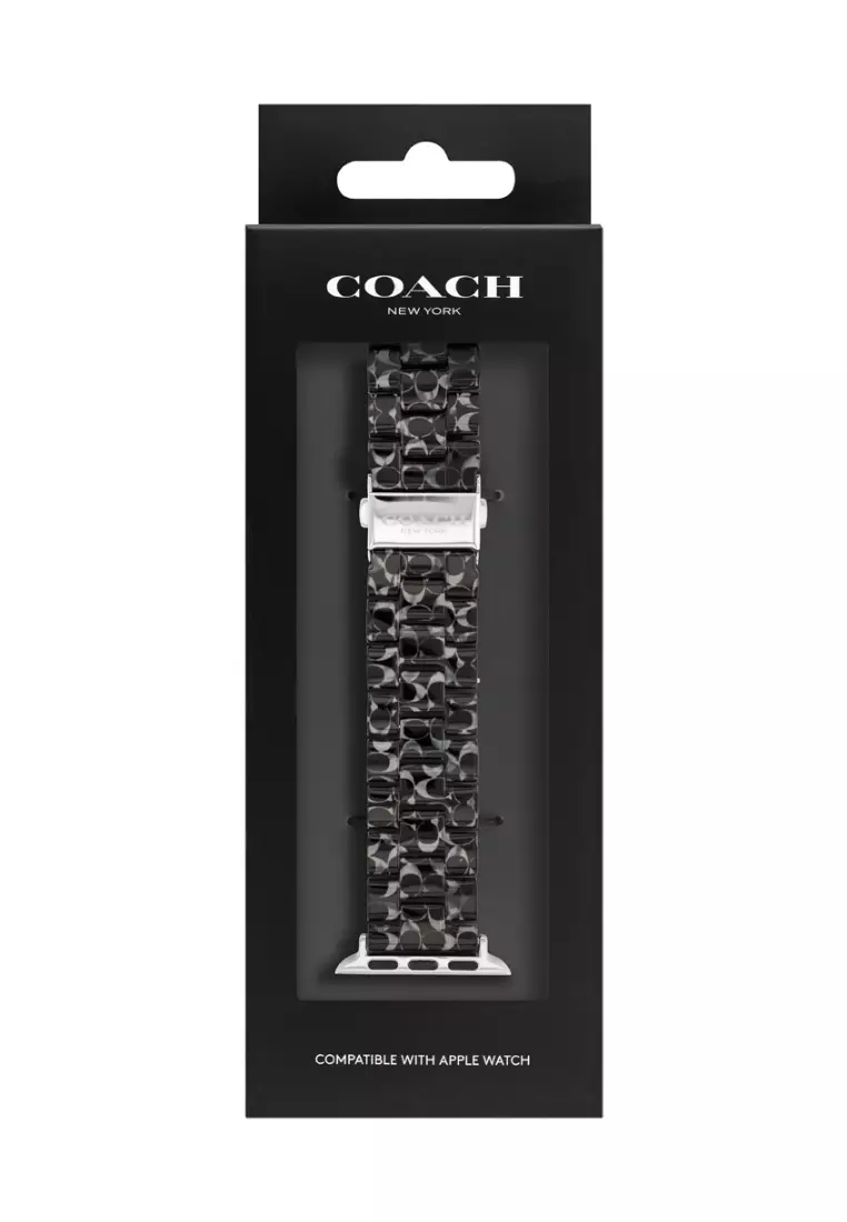 Buy Coach Watches Coach Apple Watch Strap Black (14700232) 2023 Online