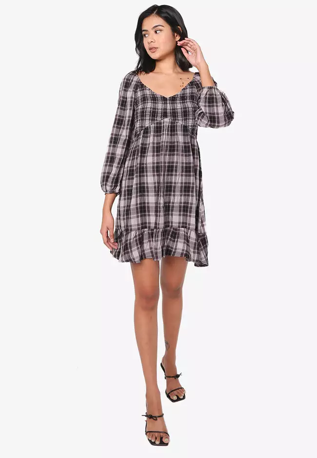 Hollister gingham dress sales