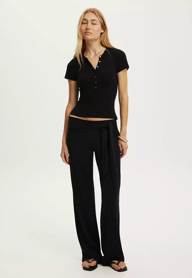 Blake Short Sleeves Henley Top